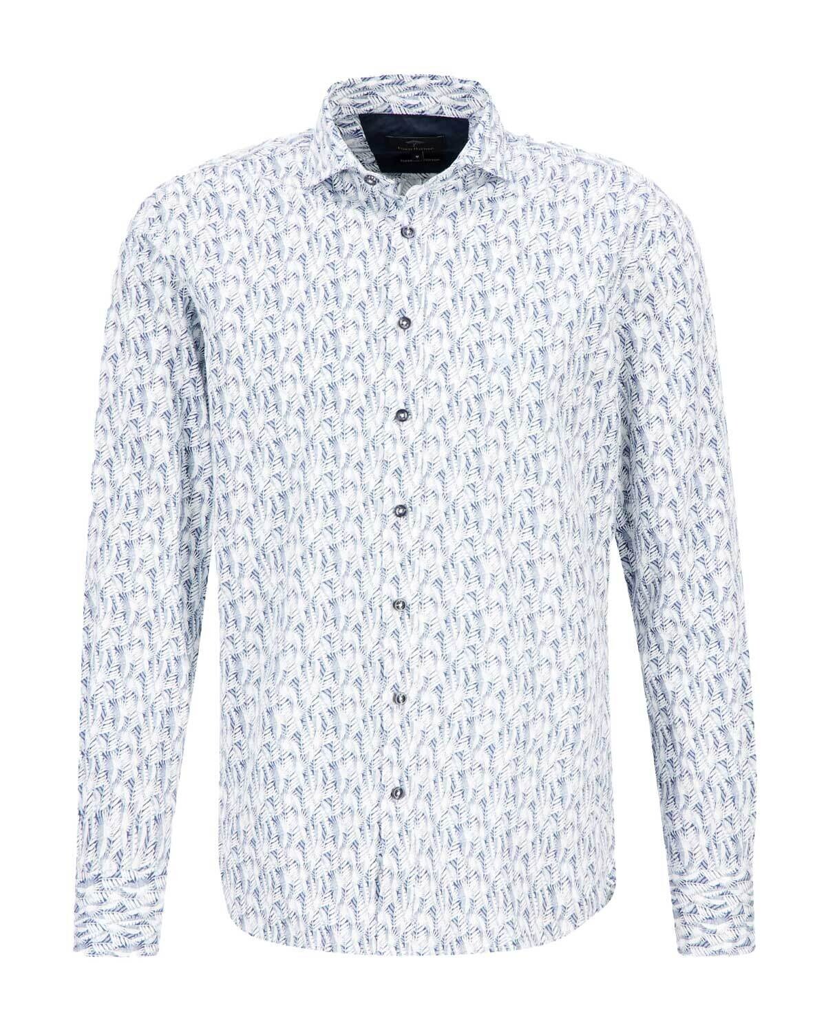 Fynch Hatton Casual Shirt lm Wit 1 13028023