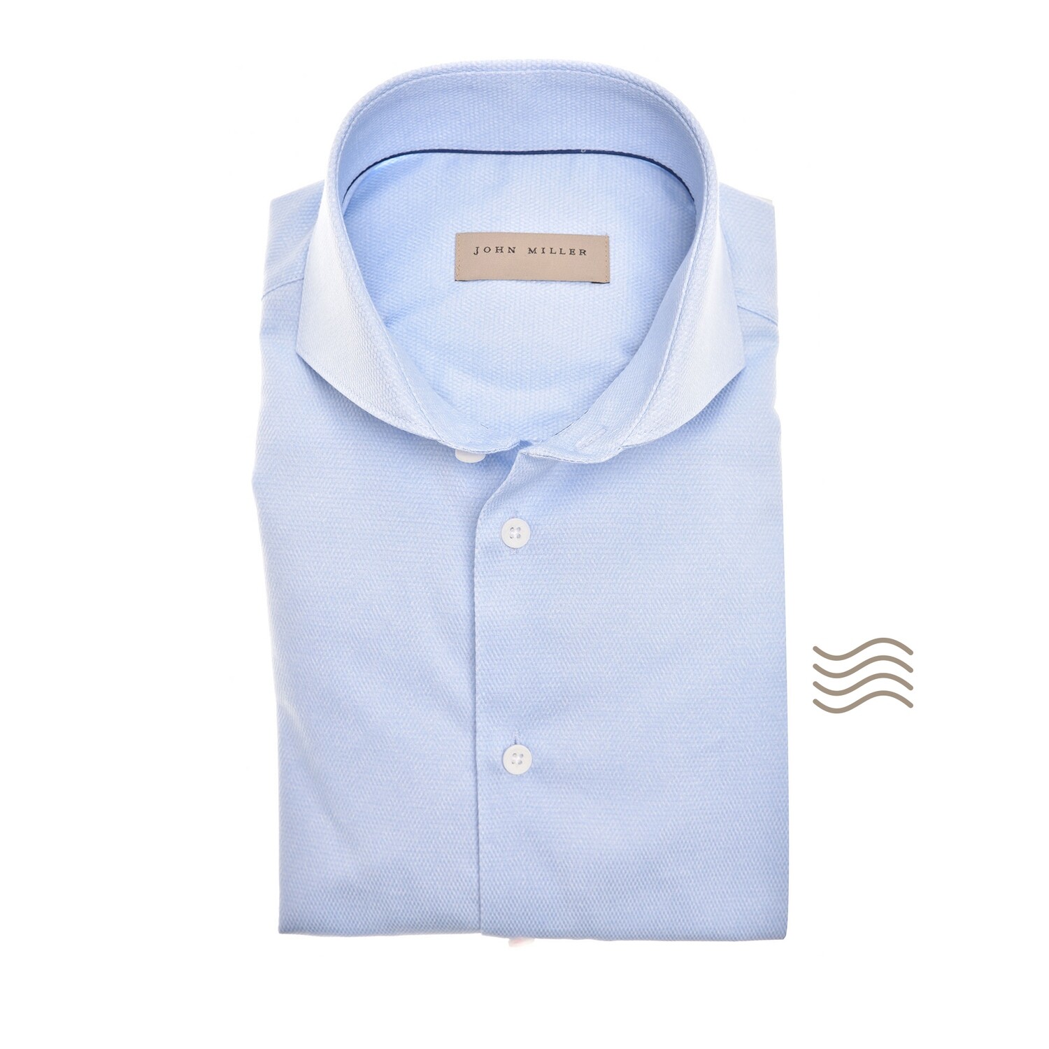 John Miller Dress Shirt LBlauw 5141260