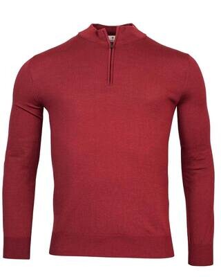 Thomas Maine Pullover zip MRood 3284TM100