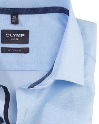 Olymp Dress shirt lm LBlauw 120149