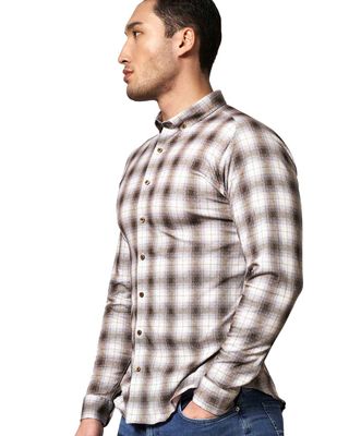Desoto Dress shirt MBruin 68313-3