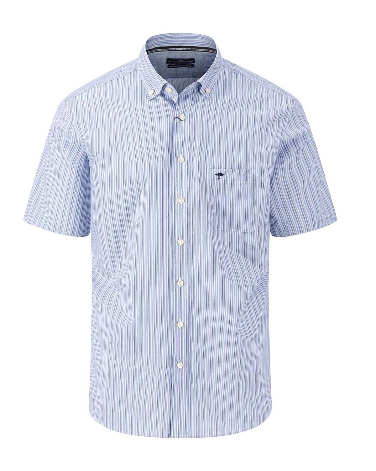 Fynch Hatton Casual Shirt km LBlauw 14048071