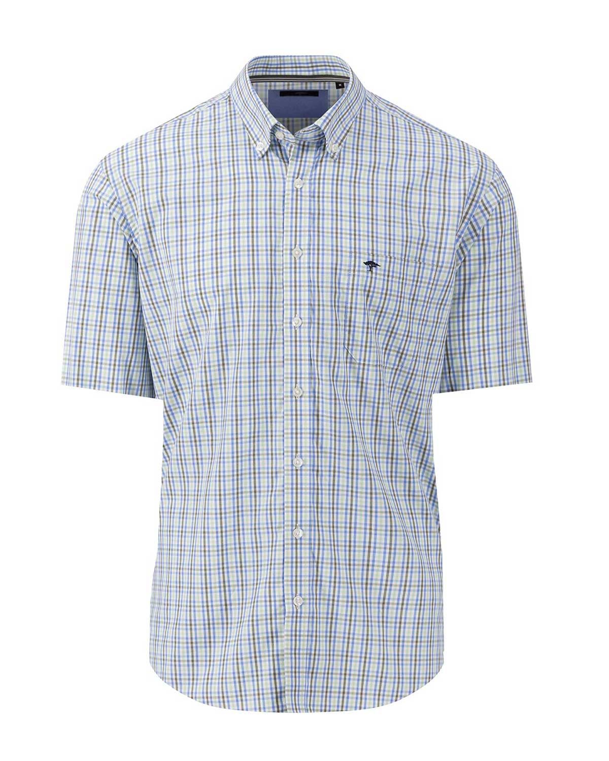 Fynch Hatton Casual Shirt km LGroen 14035031