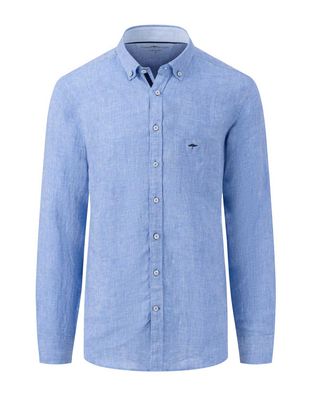 Fynch Hatton Casual Shirt lm MBlauw 14136000