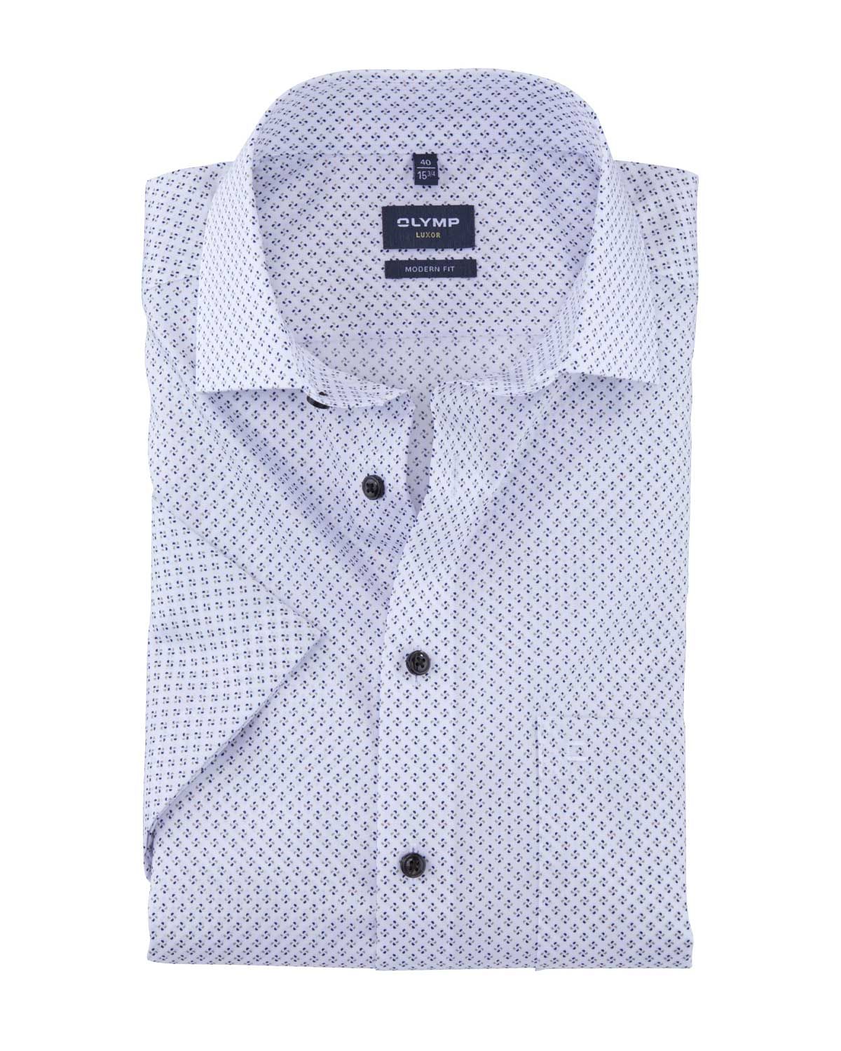 Olymp Dress Shirt km Wit 1 122052