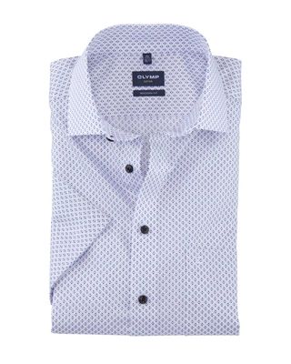 Olymp Dress Shirt km Wit 1 122052