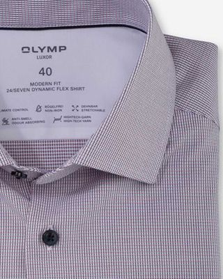 Olymp Dress shirt lm LRood 126654
