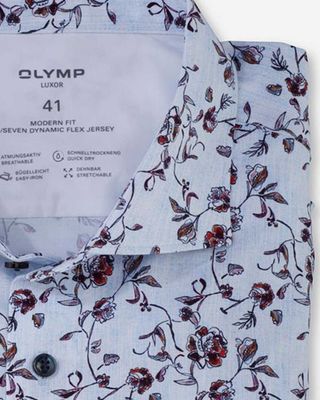 Olymp Dress Shirt lm LBlauw 134654