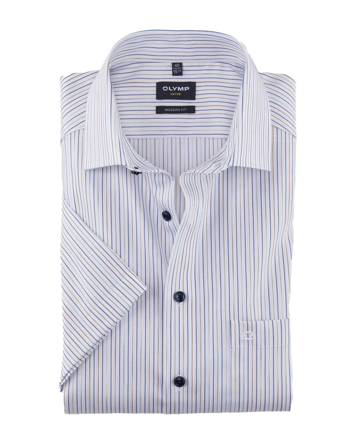 Olymp Dress Shirt km Wit 1 122252*