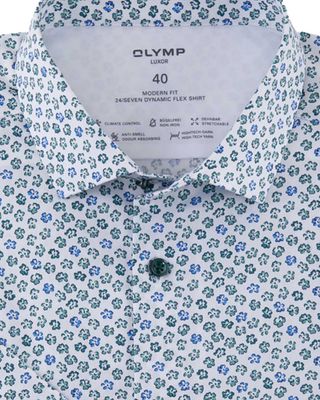 Olymp Dress shirt km MGroen 124852