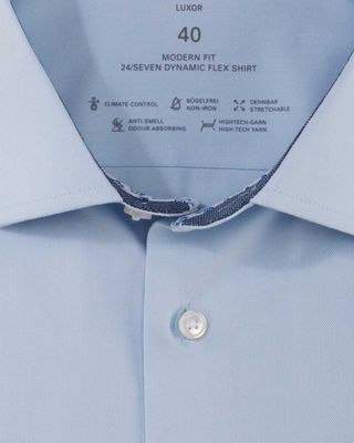 Olymp Dress shirt lm LBlauw 124654