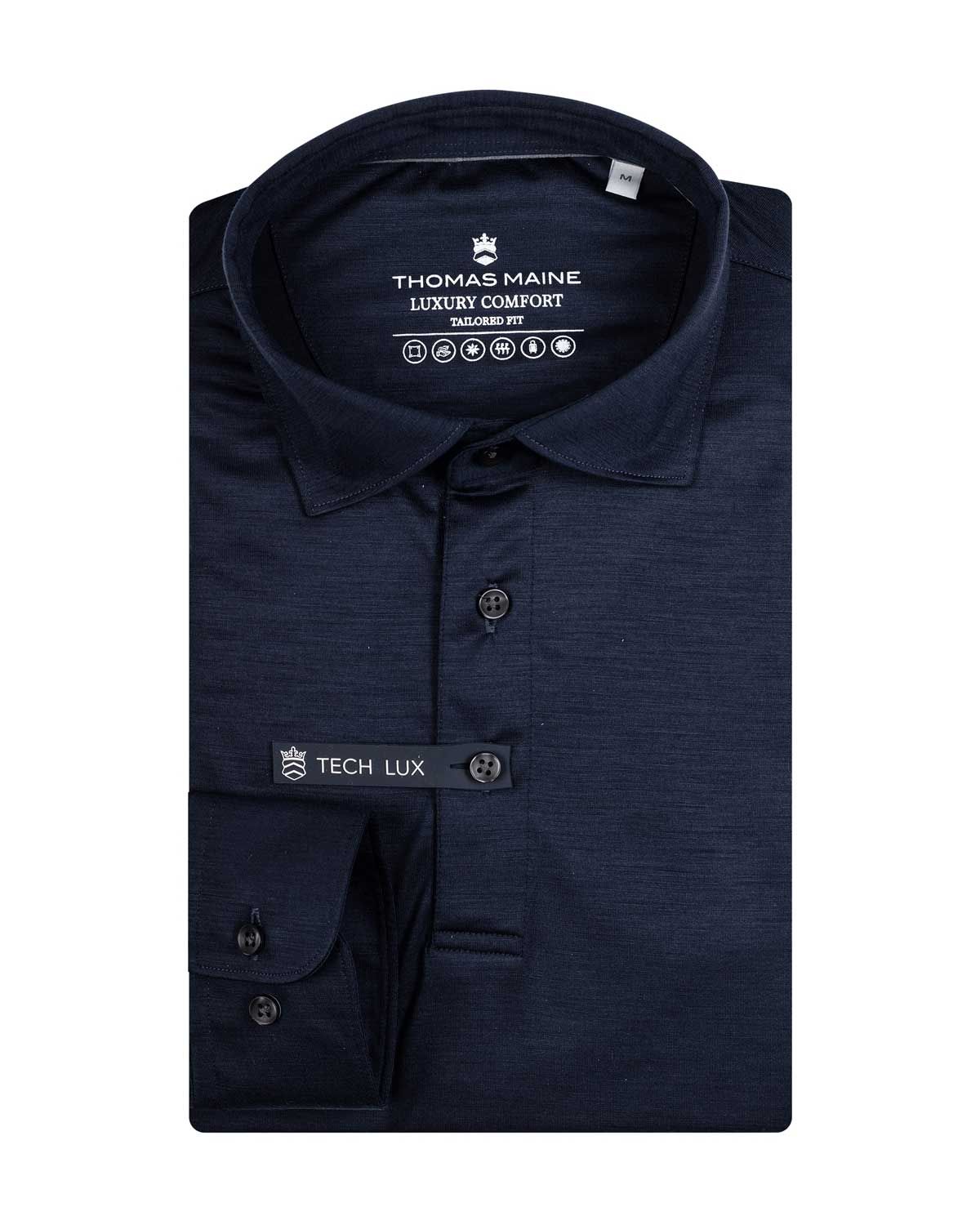 Thomas Maine Polo LM MBlauw 4152TM750L