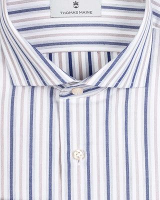 Thomas Maine Shirt MBlauw 417719