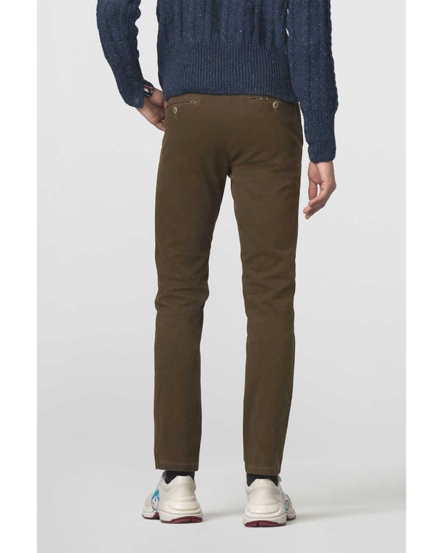 Meyer Pantalon Katoen MBruin 2-5613