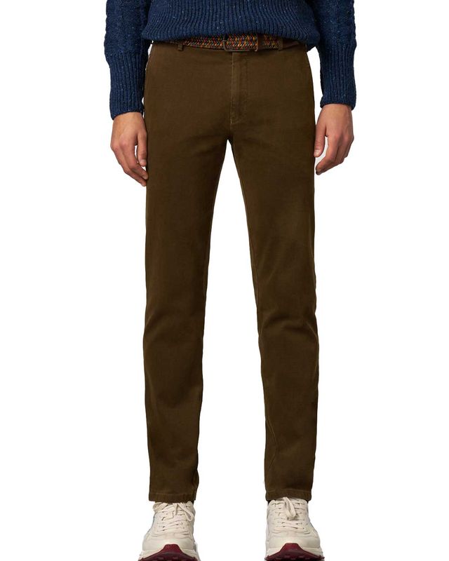 Meyer Pantalon Katoen MBruin 2-5613