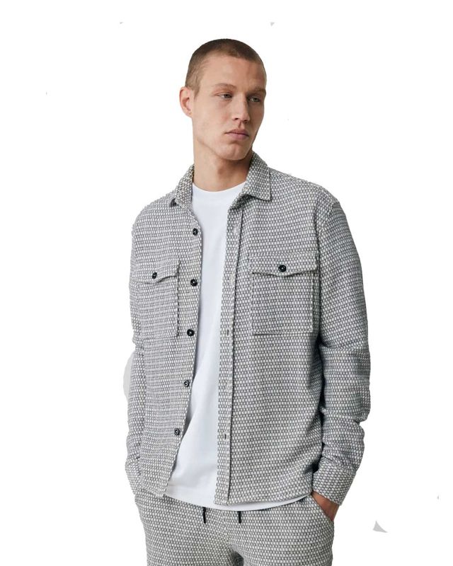 Genti Overshirt DBlauw S9284-1796