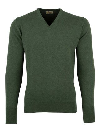 William Locky Pullover m.groen GLW21515