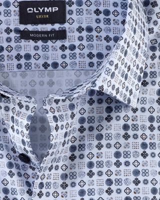 Olymp Dress Shirt lm LBlauw 121264