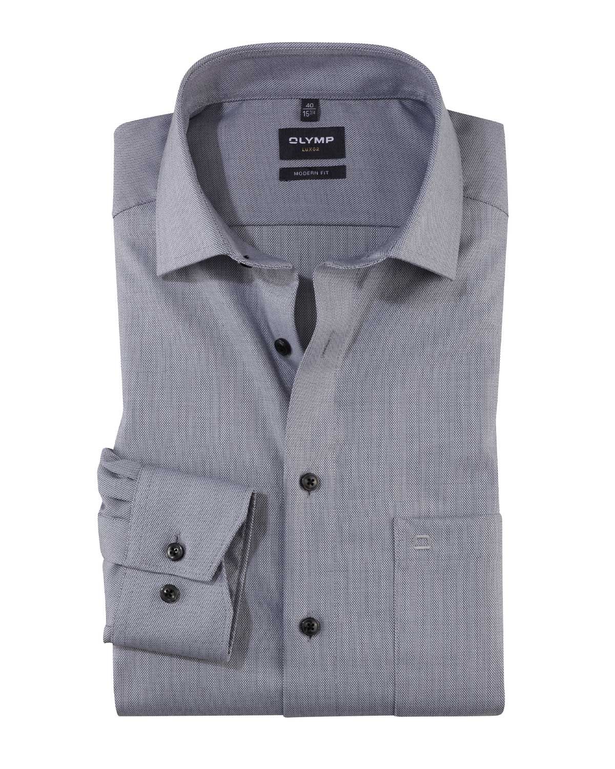 Olymp Dress Shirt lm MGrijs 122664