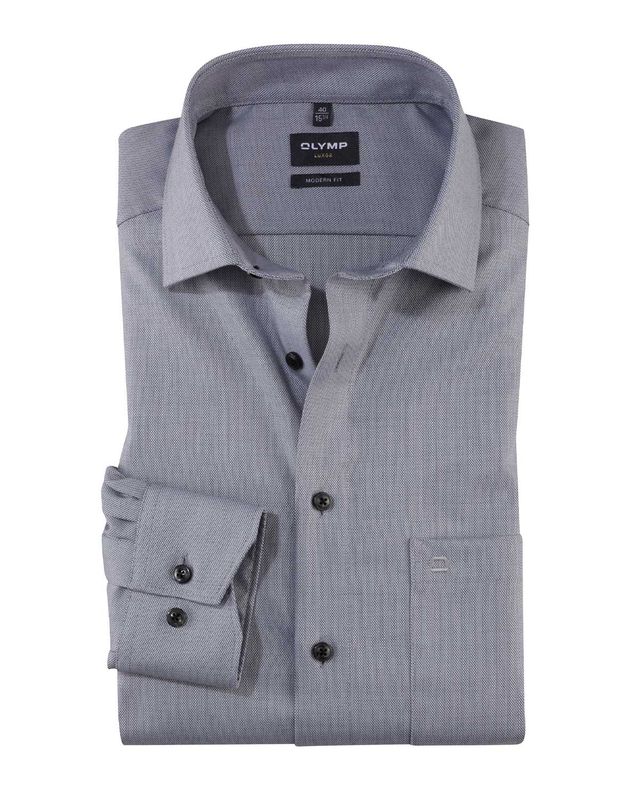 Olymp Dress Shirt lm MGrijs 122664
