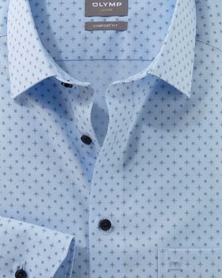 Olymp Dress Shirt lm LBlauw 102864