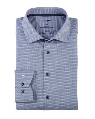 Olymp Dress Shirt lm MBlauw 131264