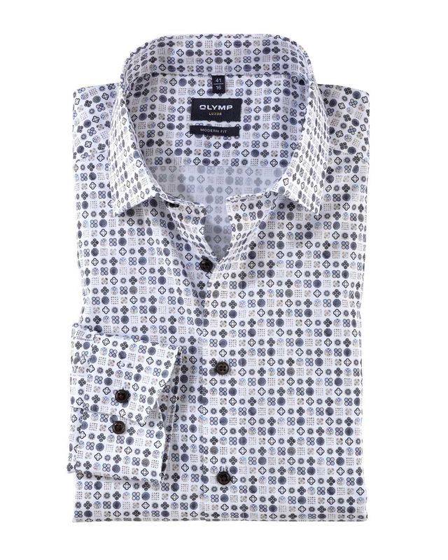 Olymp Dress Shirt lm MBeige 121264