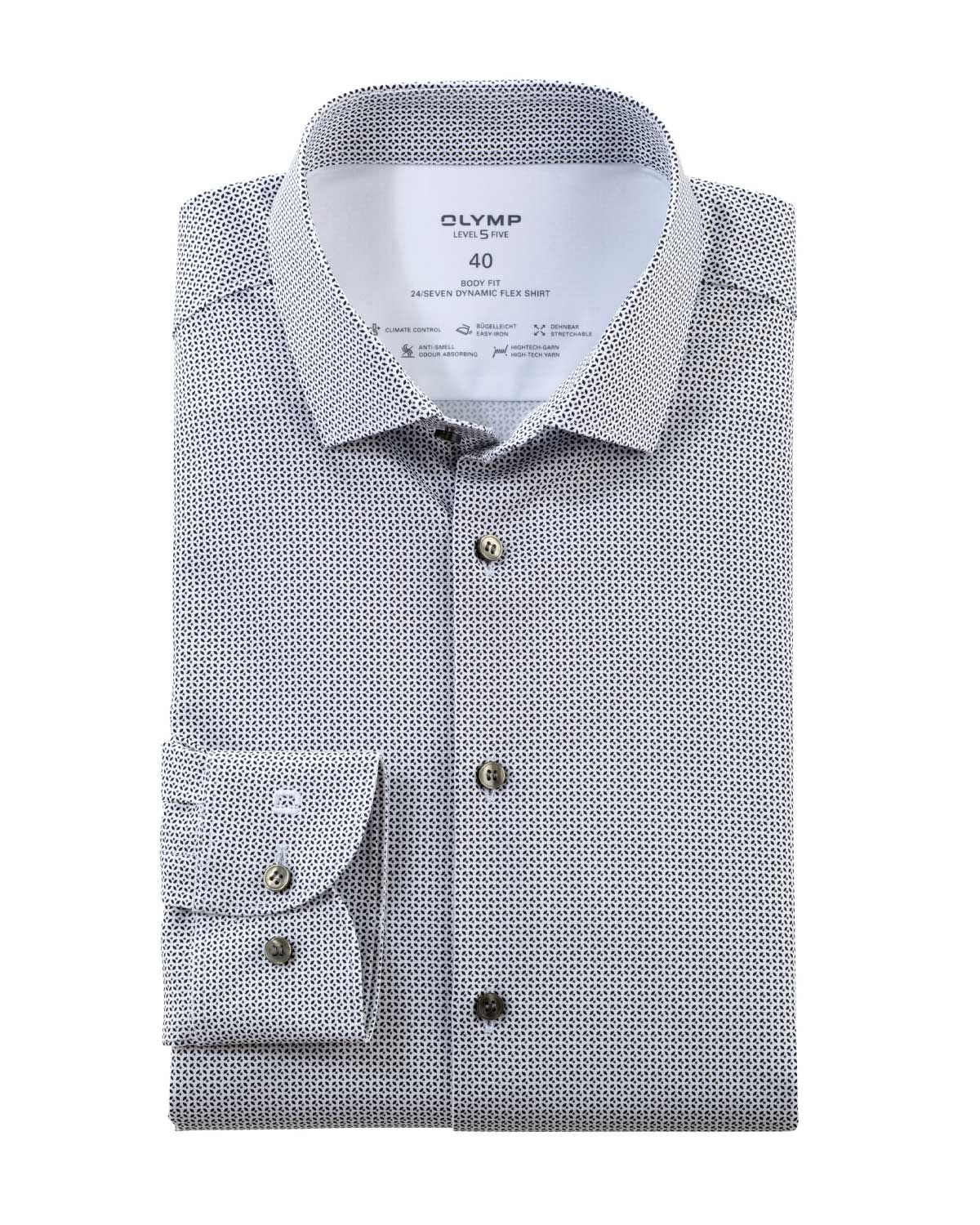 Olymp Dress Shirt lm DGroen 215864