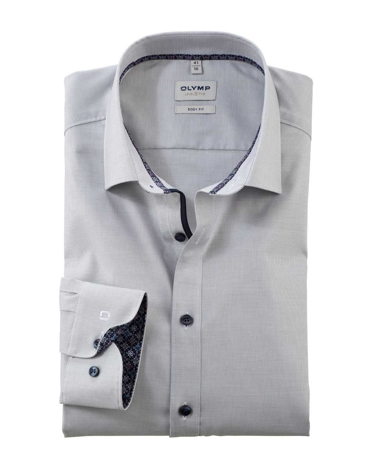 Olymp Dress Shirt lm MGroen 200464