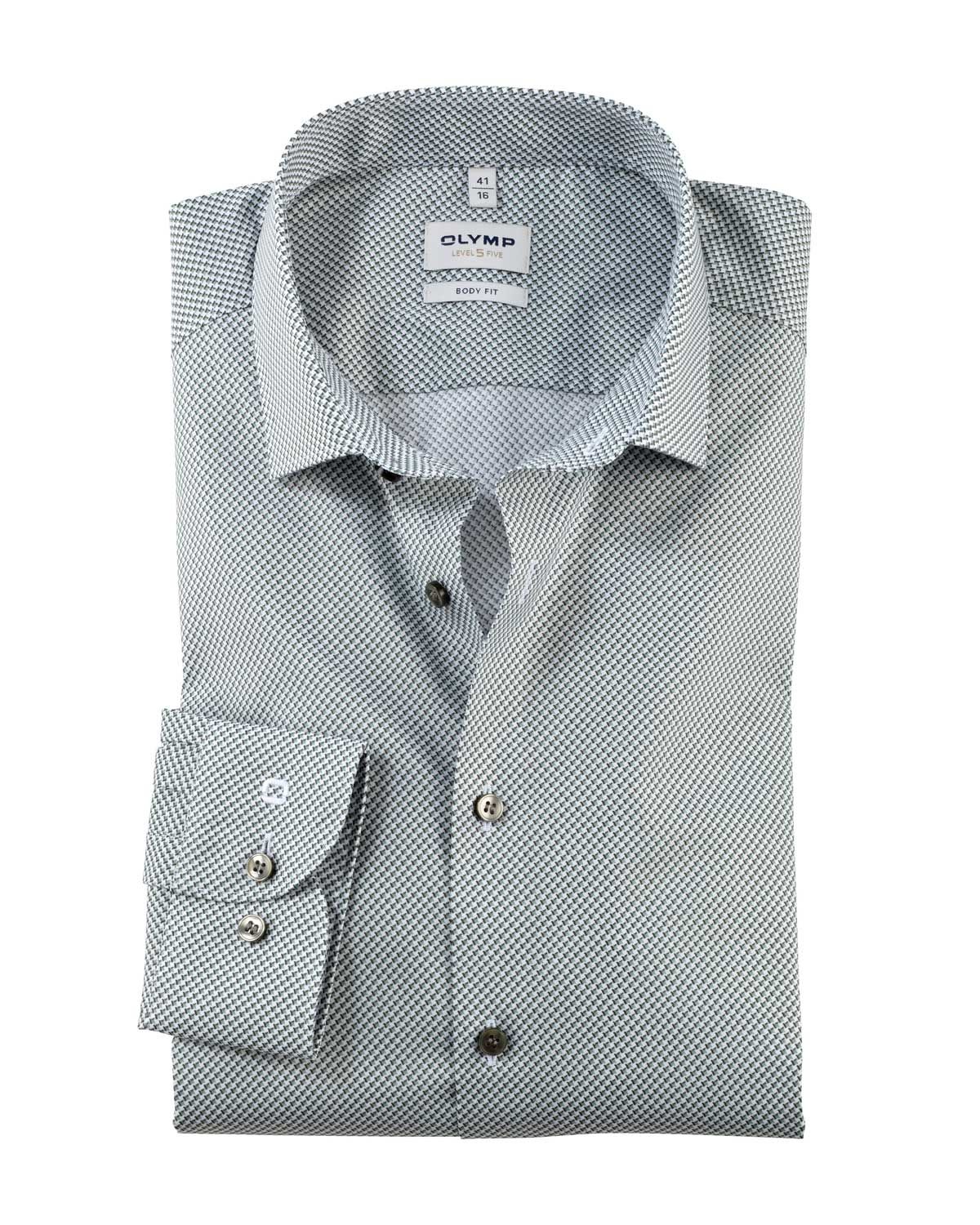 Olymp Dress Shirt lm MGroen 203264