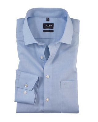 Olymp Dress Shirt lm LBlauw 126064