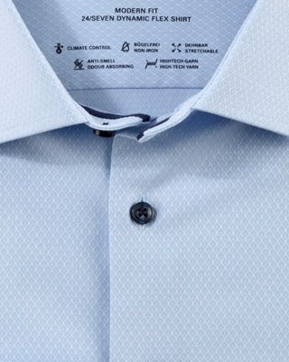 Olymp Dress Shirt lm LBlauw 131264