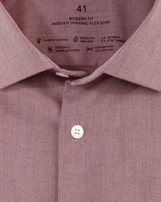 Olymp Dress Shirt lm MRood 123024