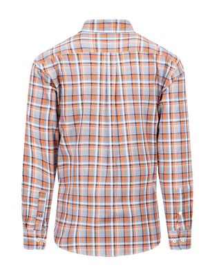 Fynch Hatton Casual Shirt lm Oranje 14145000