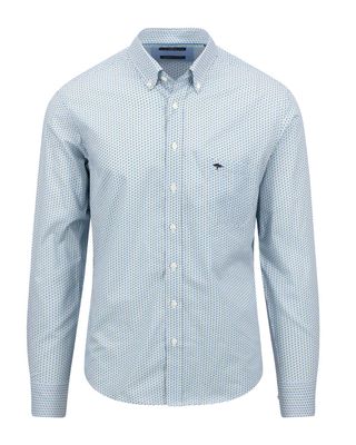 Fynch Hatton Casual Shirt lm LGroen 14085020