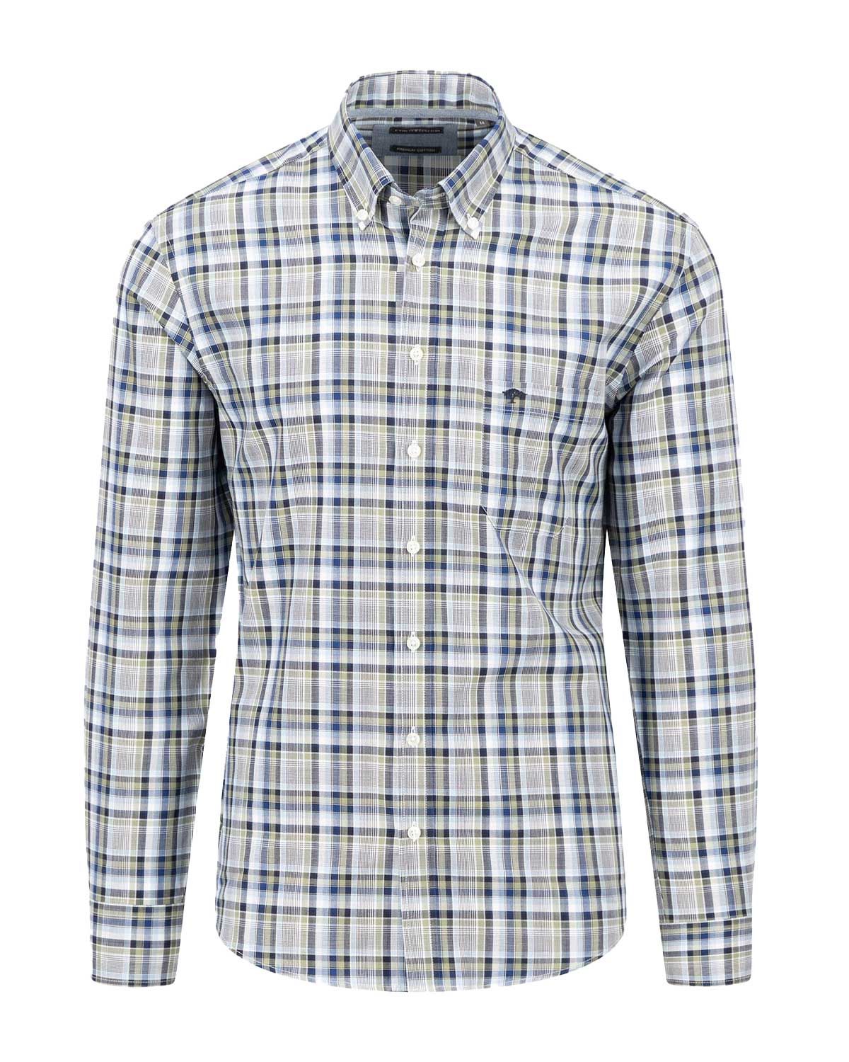 Fynch Hatton Casual Shirt lm MGroen 14145000