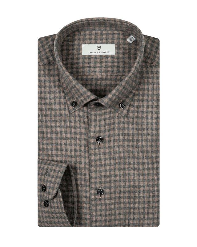Thomas Maine Casual Shirt MBeige 427717