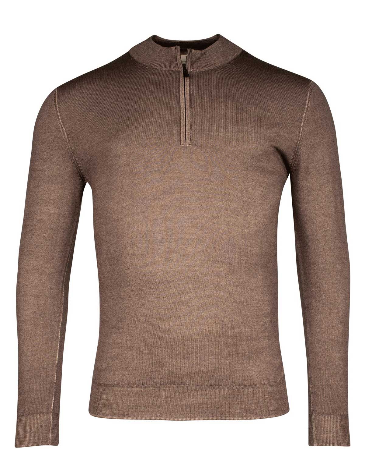 Thomas Maine Pullover zip Dbeige 4284TM150