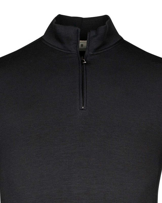 Thomas Maine Pullover zip DBlauw 4231TM020