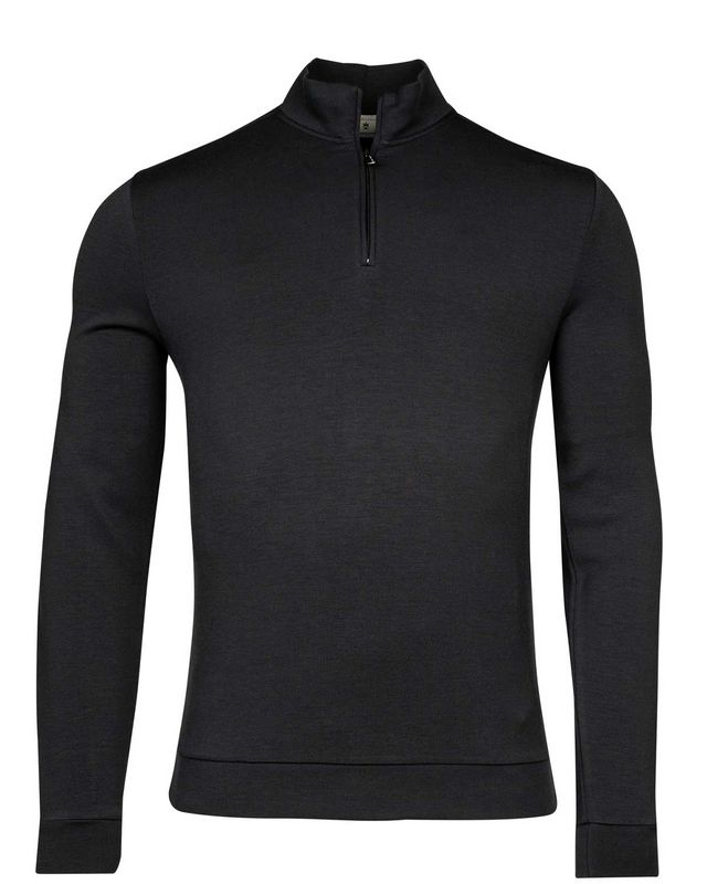 Thomas Maine Pullover zip DBlauw 4231TM020