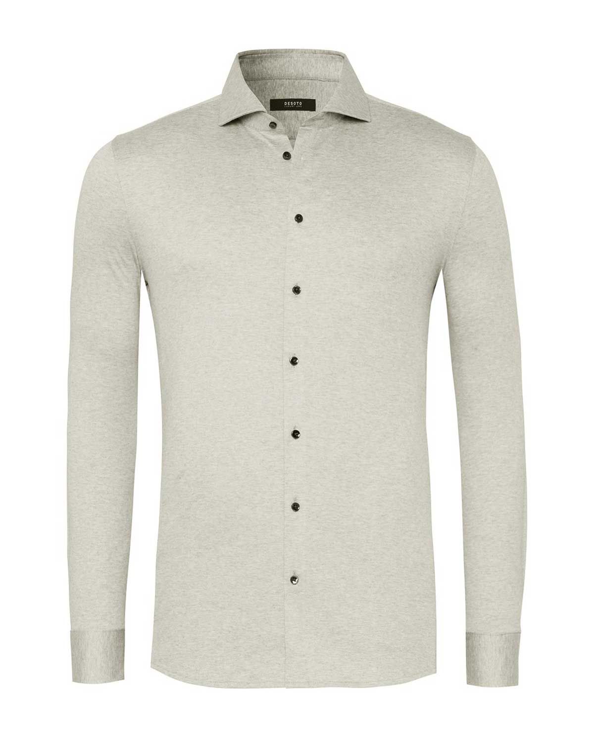 Desoto Luxury Dress Shirt lm MGroen 78008-3