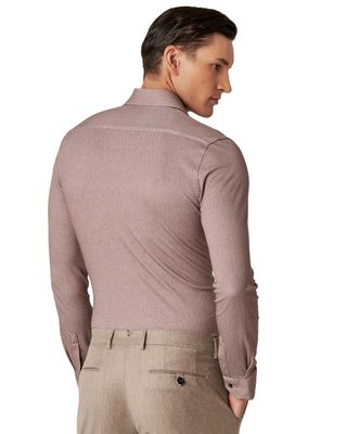 Desoto Luxury Dress Shirt lm MBruin 78208-3