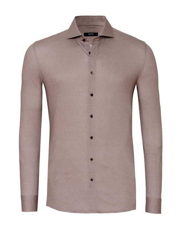 Desoto Luxury Dress Shirt lm MBruin 78208-3