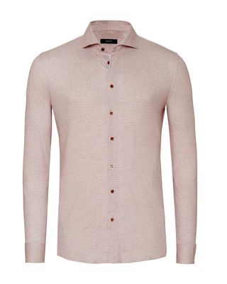 Desoto Luxury Dress Shirt lm LBruin 78208-3