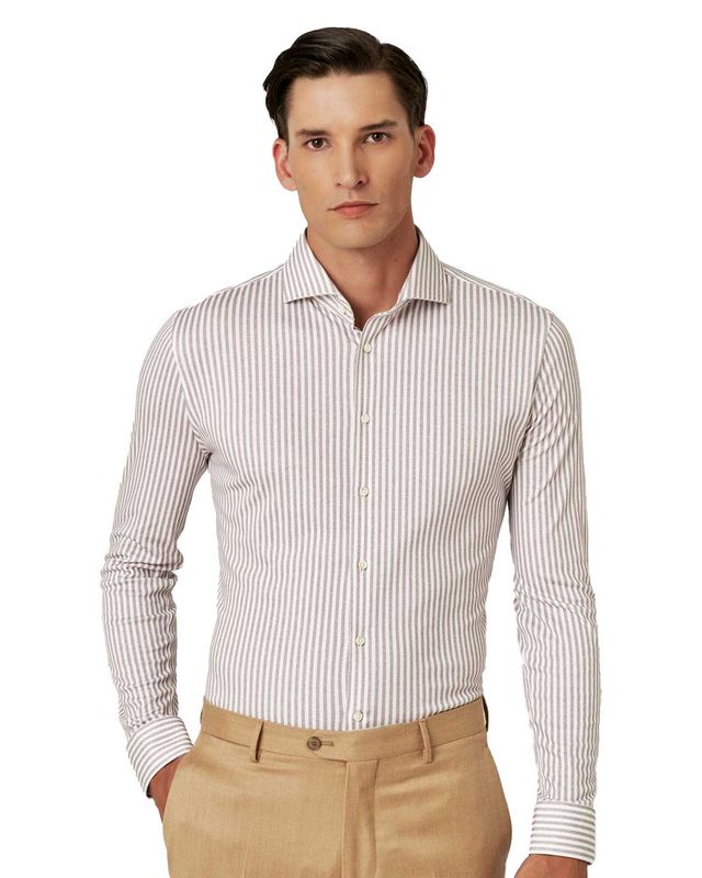 Desoto Luxury Dress Shirt lm Wit 1 77408-3