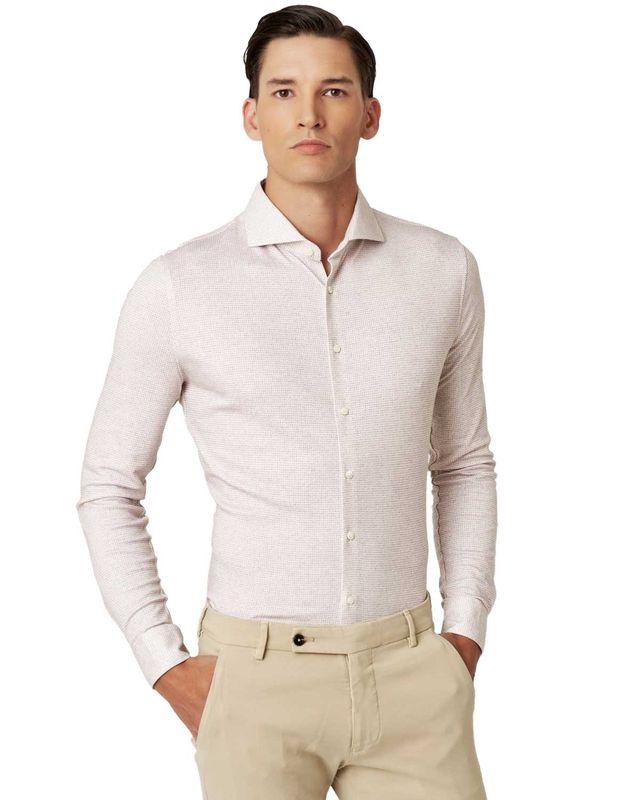 Desoto Luxury Dress Shirt lm LBlauw 77408-3