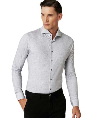 Desoto Luxury Dress Shirt lm LGrijs 78108-3