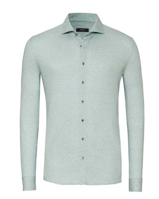 Desoto Luxury Dress shirt lm MGroen 77208-3