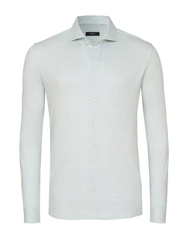Desoto Luxury Dress shirt lm MGroen 1 77208-3