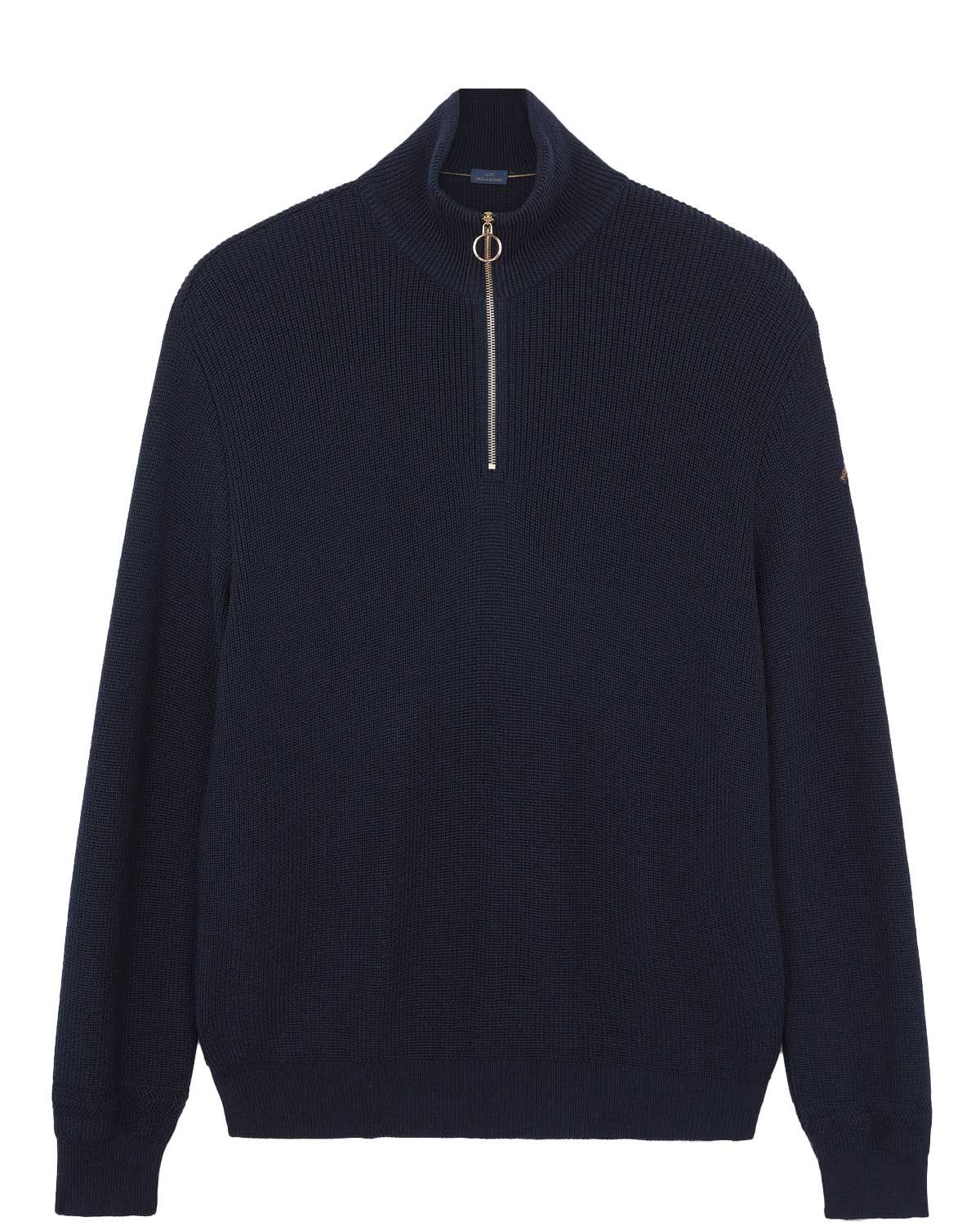 Paul &amp; Shark Pullover zip DBlauw 14311124